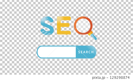 検索とSEOをテーマにしたビジネス向けベクター素材 検索とSEOをテーマにしたビジネス向けベクター素材 129298874