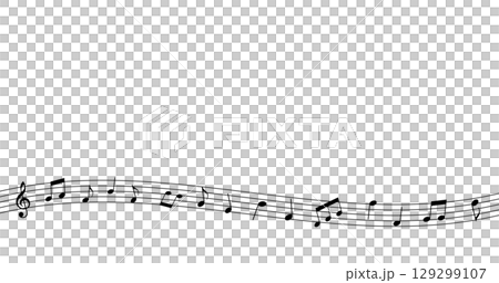黑白音樂背景素材、樂譜與流動音符設計 黑白音樂背景素材、樂譜與流動音符設計 129299107