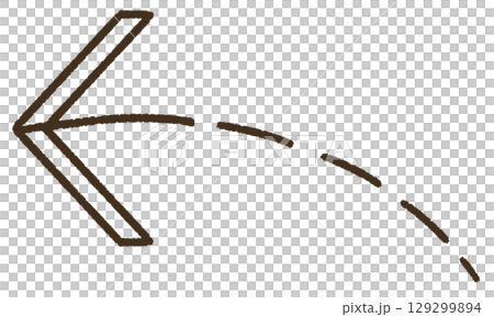 シンプルな矢印のイラスト 129299894