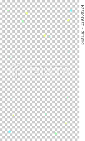 垂直閃耀可愛星星背景透明材質 129300524
