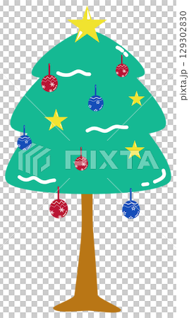 cute Christmas tree 129302830