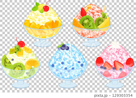 水果刨冰 水果刨冰 129303354
