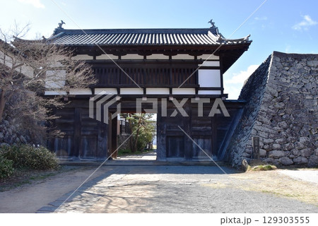 小諸市 大手門公園の小諸城大手門 小諸市 大手門公園の小諸城大手門 129303555