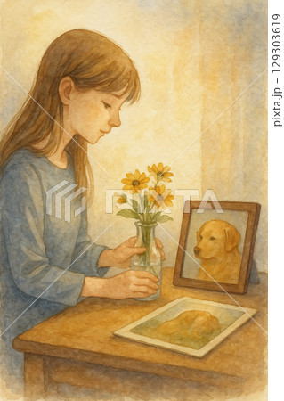 女子 女児 女の子 129303619