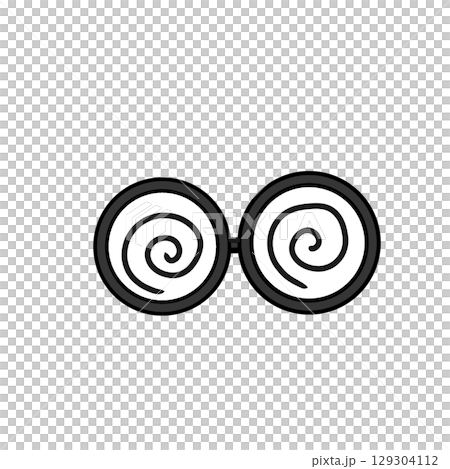 圓形眼鏡，眼鏡，簡單 129304112