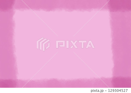 イラスト素材: 抽象画枠線ピンク背景（斑） 129304527