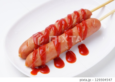 フランクフルト　 ソーセージ　 ウインナー　 129304547