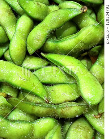旬の新鮮なだだちゃ豆(枝豆)を茹でました19 旬の新鮮なだだちゃ豆(枝豆)を茹でました19 129304791
