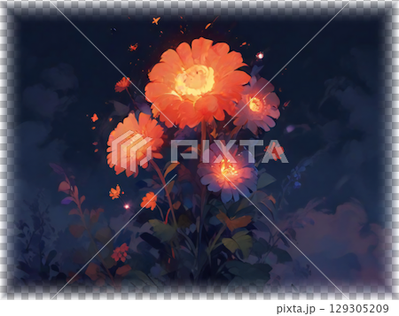 夜晚的花 129305209
