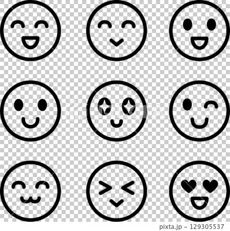 アイコン 人物 顔 表情 絵文字 顔文字 ビジネス 飾り あしらい デザイン イラスト素材セット アイコン 人物 顔 表情 絵文字 顔文字 ビジネス 飾り あしらい デザイン イラスト素材セット 129305537