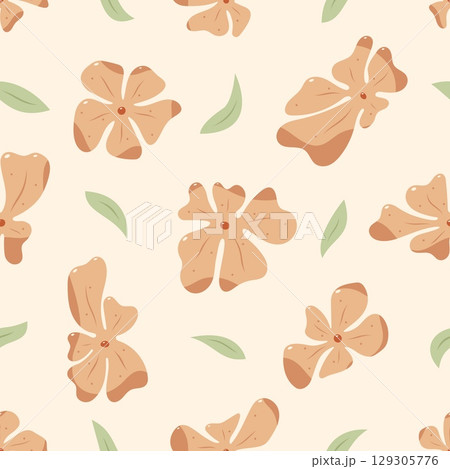 Floral swirl picture. 129305776