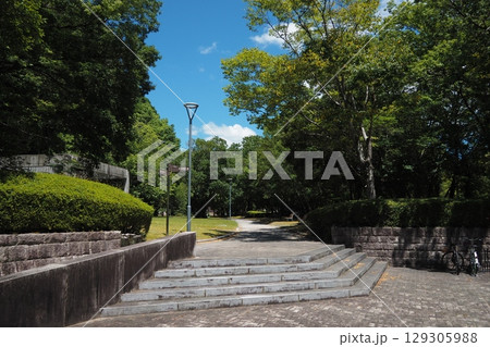 山口県亀山公園内の風景 129305988