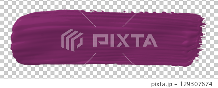 Purple brush isolated on transparent background Purple brush isolated on transparent background 129307674