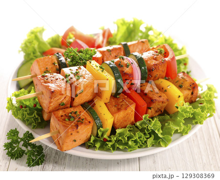 バーベキュー　生成AI　　 129308369