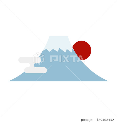 富士山のイラスト 129308432