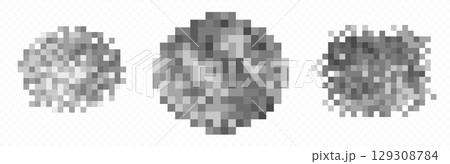 Censor pixel blur effects 129308784