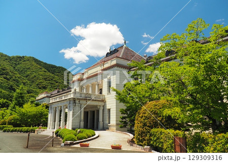 山口県旧県庁および旧県会議員堂の外内観 山口県旧県庁および旧県会議員堂の外内観 129309316