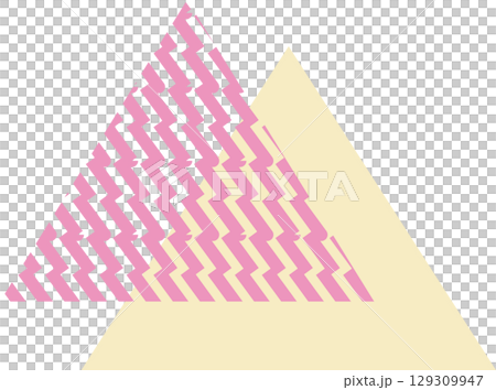 Background illustration made of two geometric triangles Background illustration made of two geometric triangles 129309947