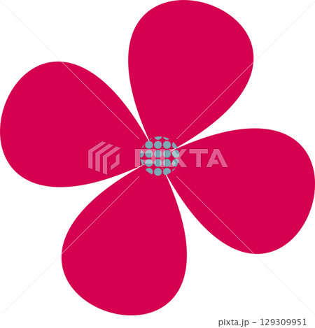 アニメ化された 花 フラワー 129309951