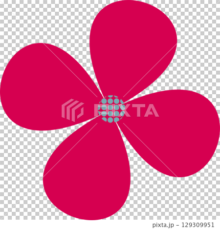 アニメ化された 花 フラワー 129309951