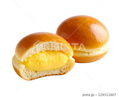 カスタードクリームパン 129311807