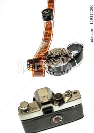 Camera and Film Strip 129312090