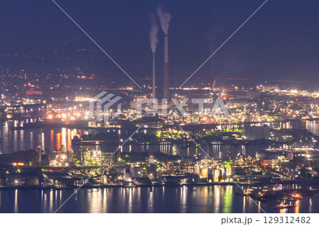 《山口県》周南コンビナート・工場夜景 129312482