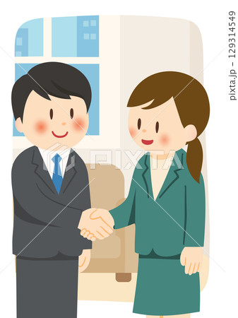 信頼関係を築くビジネスシーン、Building Trust in Business 信頼関係を築くビジネスシーン、Building Trust in Business 129314549