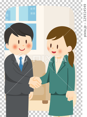 信頼関係を築くビジネスシーン、Building Trust in Business 信頼関係を築くビジネスシーン、Building Trust in Business 129314549