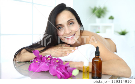 Relaxation and rejuvenation during a serene spa day filled with tranquility and natural beauty Relaxation and rejuvenation during a serene spa day filled with tranquility and natural beauty 129314910