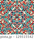 seamless pattern with colorful ornament seamless pattern with colorful ornament 129315542