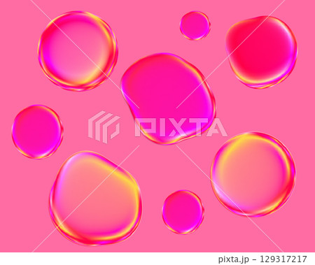 赤い水滴 129317217