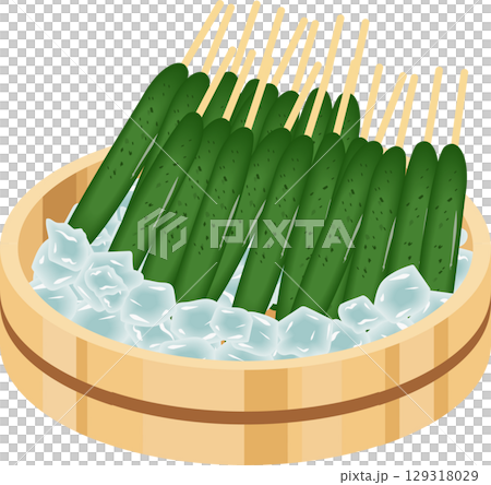 Chilled cucumber 129318029