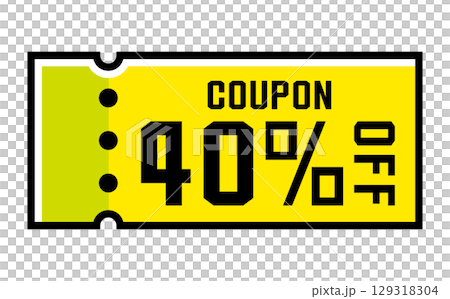 夏季色彩的折扣優惠券向量插圖 129318304