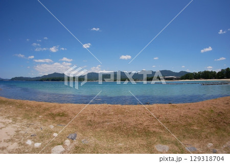 萩城内の風景(山口県)魚眼レンズ撮影 萩城内の風景(山口県)魚眼レンズ撮影 129318704