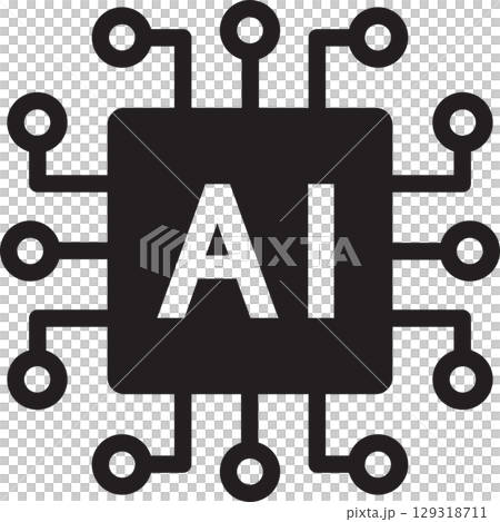ai, artificial intelligence, icon 129318711