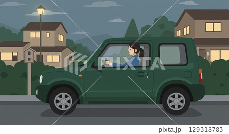 最高の思い出！ドライブを楽しむワクワクの車旅 129318783