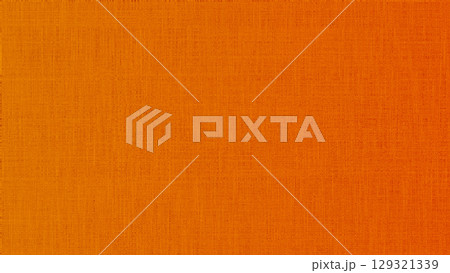 濃いオレンジ色のザラザラ質感 生地風テクスチャー背景素材 シンプル無地 濃いオレンジ色のザラザラ質感 生地風テクスチャー背景素材 シンプル無地 129321339
