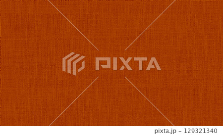 赤茶色のシンプル生地布風テクスチャー背景素材 ザラザラ質感 濃いオレンジ茶色 赤茶色のシンプル生地布風テクスチャー背景素材 ザラザラ質感 濃いオレンジ茶色 129321340