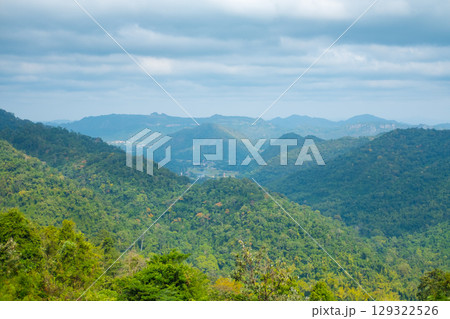 Scenic view, landscape of Khao Yai National Park in Thailand Scenic view, landscape of Khao Yai National Park in Thailand 129322526