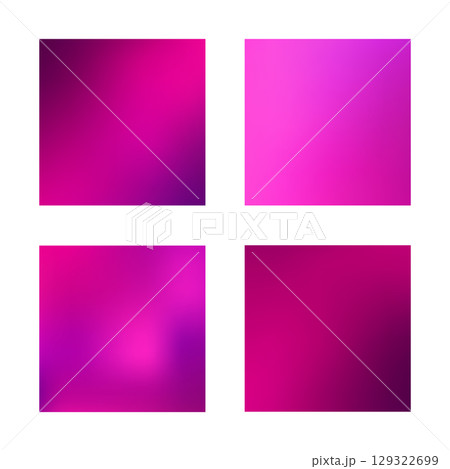 Square fuchsia magenta gradient backgrounds set Square fuchsia magenta gradient backgrounds set 129322699