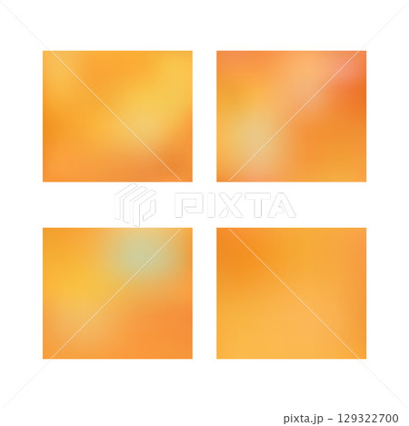 Warm soft orange yellow gradients in square swatches Warm soft orange yellow gradients in square swatches 129322700
