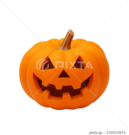 ハロウィン カボチャ イラスト リアル 129323613