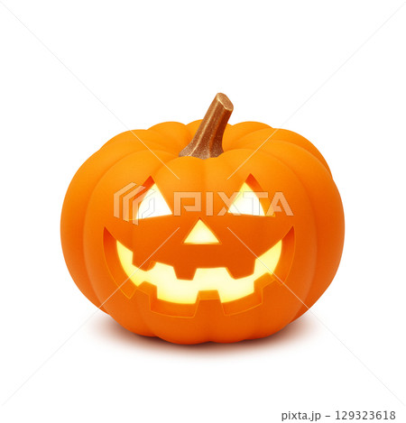ハロウィン カボチャ イラスト リアル ハロウィン カボチャ イラスト リアル 129323618