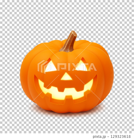 ハロウィン カボチャ イラスト リアル ハロウィン カボチャ イラスト リアル 129323618