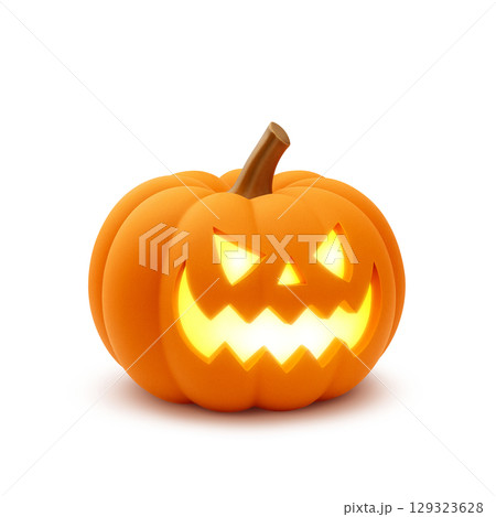 ハロウィン カボチャ イラスト リアルのイラスト素材 [129323628] - PIXTA