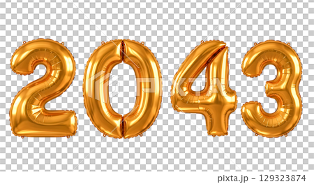 Balloon Number For New Year Balloon Number For New Year 129323874