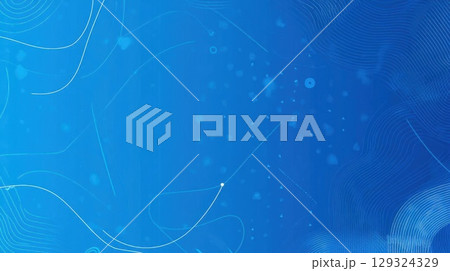 Abstract Blue Flowing Lines Background. 129324329