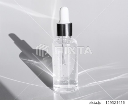 bottles with cream gel 129325436