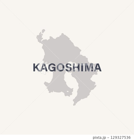 鹿児島県のアイコン、日本の47都道府県のアイコンより 129327536